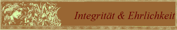 Integritt & Ehrlichkeit